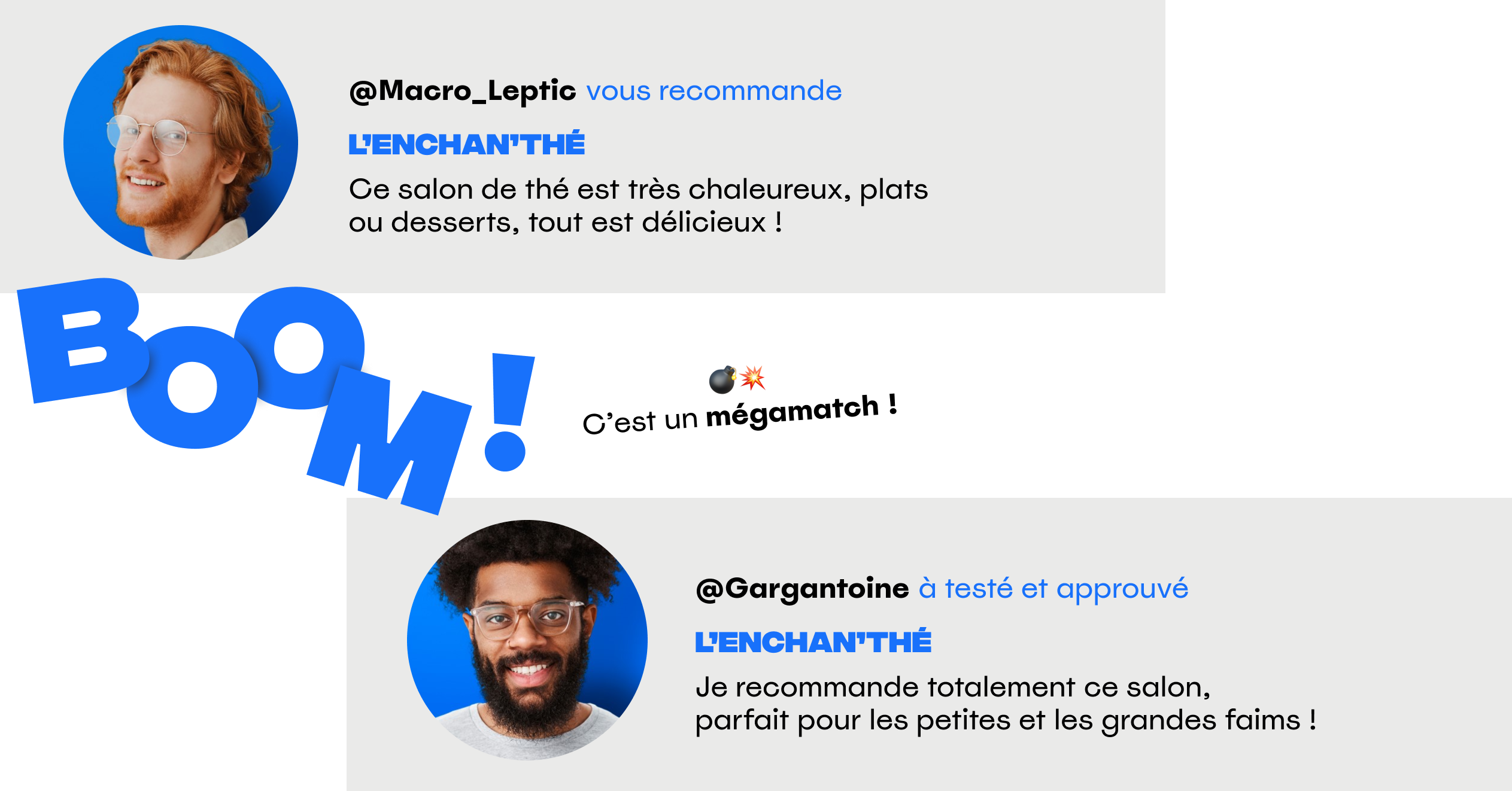 BOOM! C'est un mégamatch!